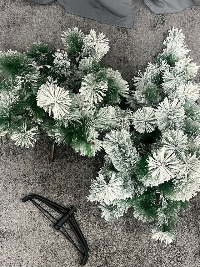 Albero innevato 127cm apertura ombrello