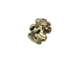 anillo oro 18k con piedra con circonita