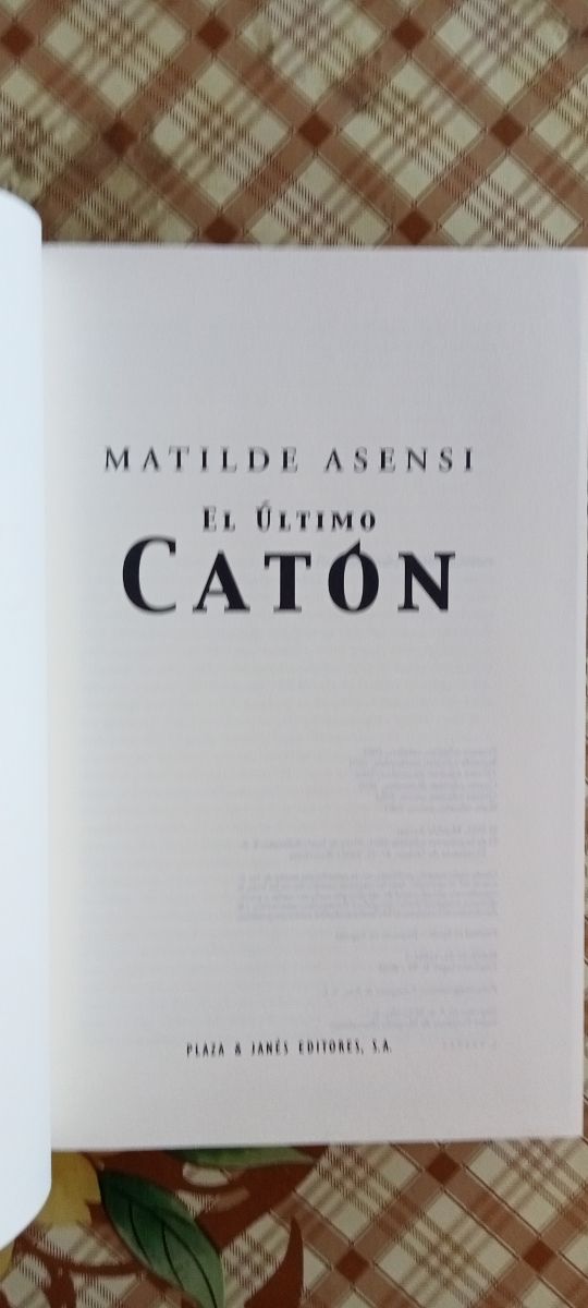El último Catón - Matilde Asensi 