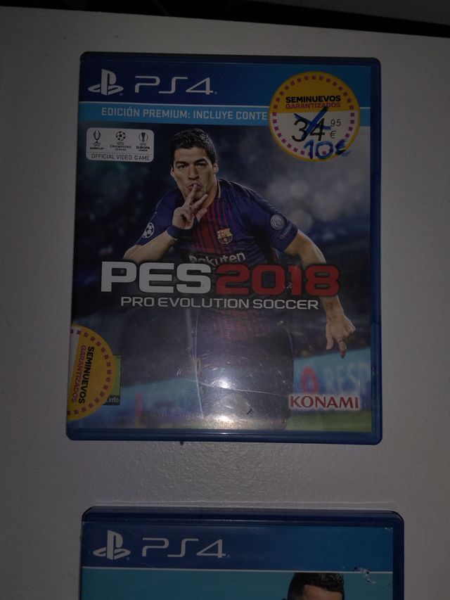 Lote 4 Videojuegos PS4/PS5: FIFA, NBA, PES
