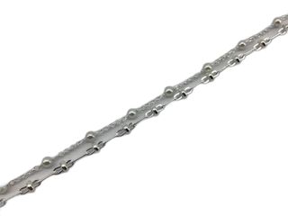pulsera plata 925mm con piedra con perla