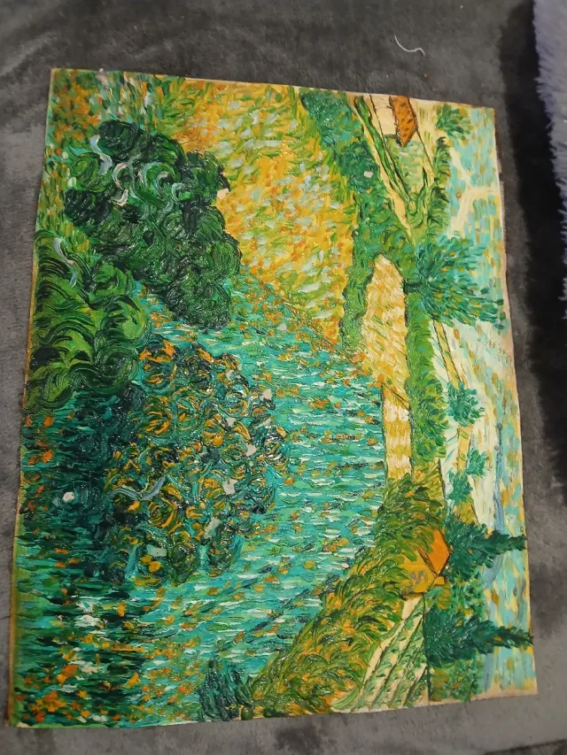 Pintura al óleo estilo impresionista