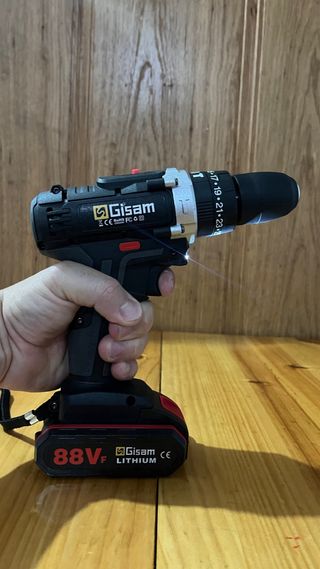 Taladro Gisam + 2 Baterías de Litio + Cargador