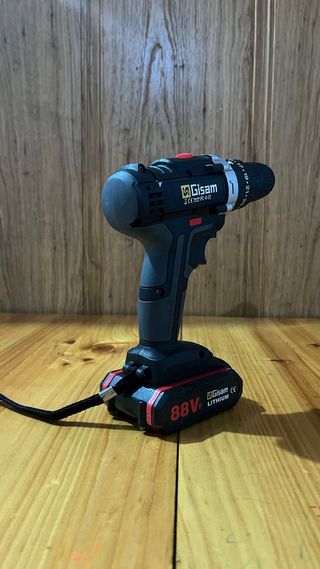 Taladro Gisam + 2 Baterías de Litio + Cargador