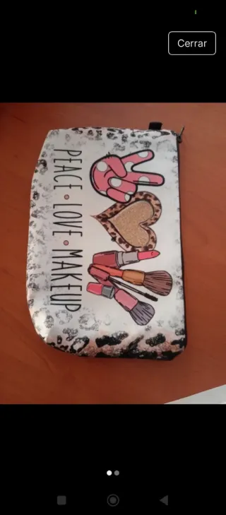 Neceser de maquillaje Peace Love Makeup