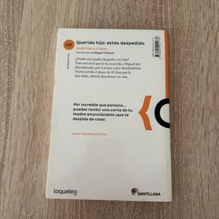 Libro Querido hijo: estás despedido
