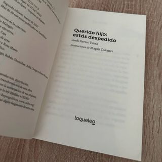 Libro Querido hijo: estás despedido