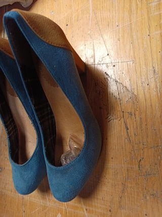 Zapatos Antelina Bicolor Talla 41