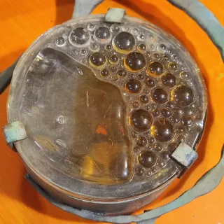 Lampada da parete in ferro battuto