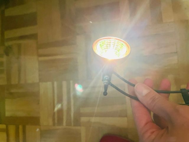 Lámpara bomba acuario Jebao con adaptador