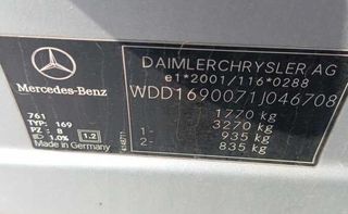 Cinturón seguridad del izq mercedes clase a 320790