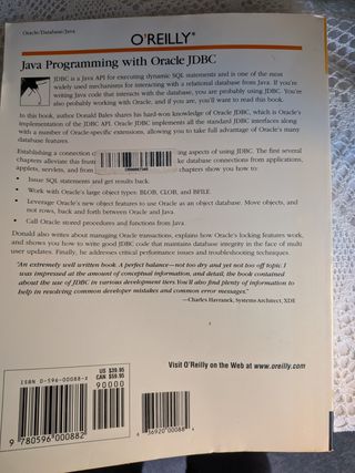 Java Programming with Oracle JDBC