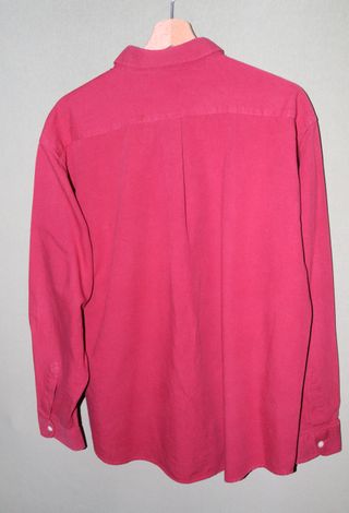 Camisa Tommy Hilfiger Roja Talla XL Algodón