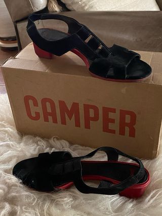 Sandalias Camper mujer negras talla 39