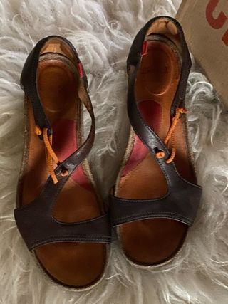 Sandalia Camper Mujer Marrón Talla 39