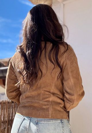 Chaqueta ante Massimo Dutti marrón