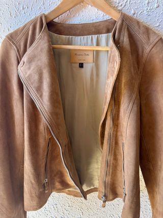 Chaqueta ante Massimo Dutti marrón