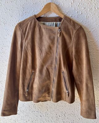 Chaqueta ante Massimo Dutti marrón
