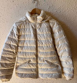 Plumas Massimo Dutti Beige Talla S
