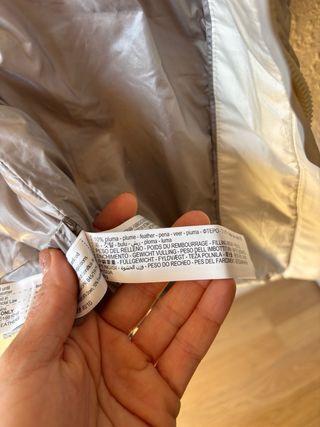 Plumas Massimo Dutti Beige Talla S