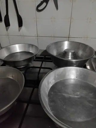 4 Teglie per Dolci in Metallo alluminio 