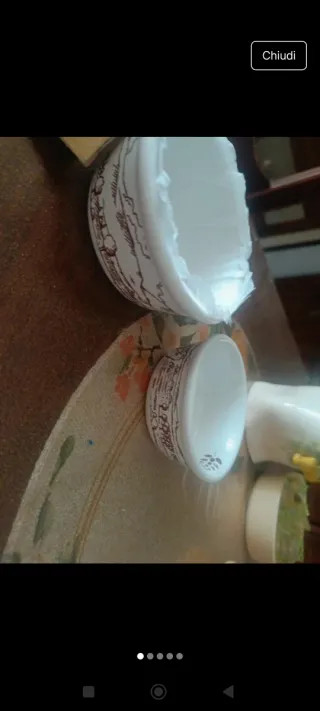 Set 2 Ciotole Mulino Bianco nuove mai usate