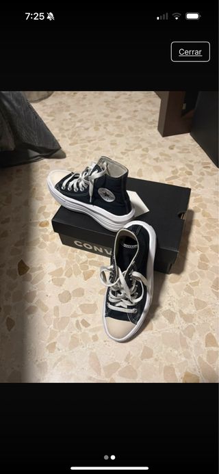 Zapatillas Converse plataforma negras