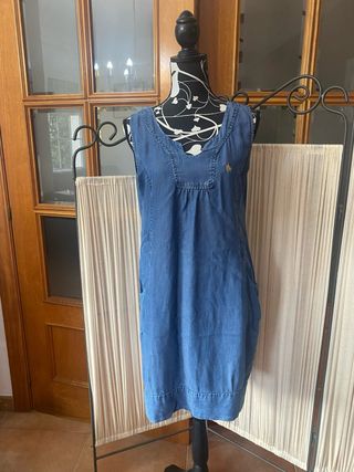 Vestido vaquero sin mangas