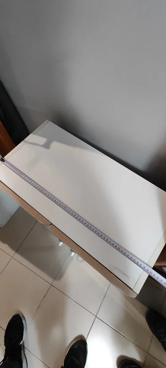 Dos Muebles/armario baño blanco.