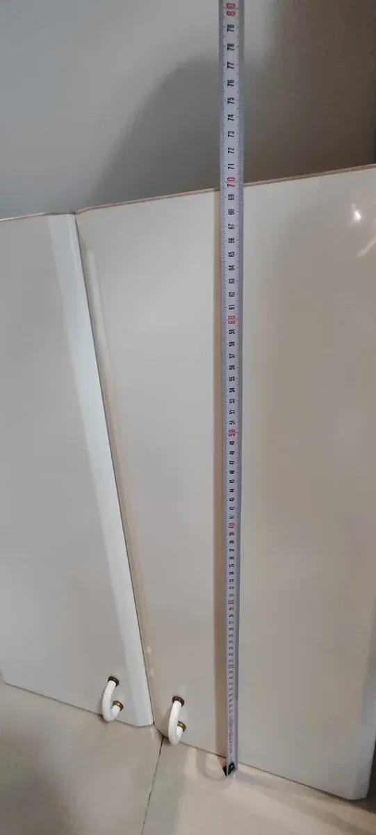 Dos Muebles/armario baño blanco.