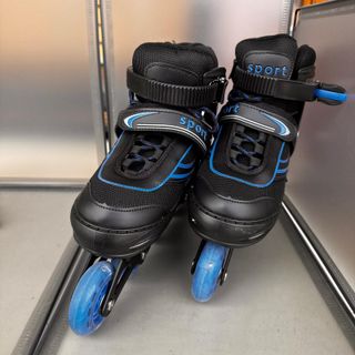 Pattini in linea neri e blu TG. L n°39-42