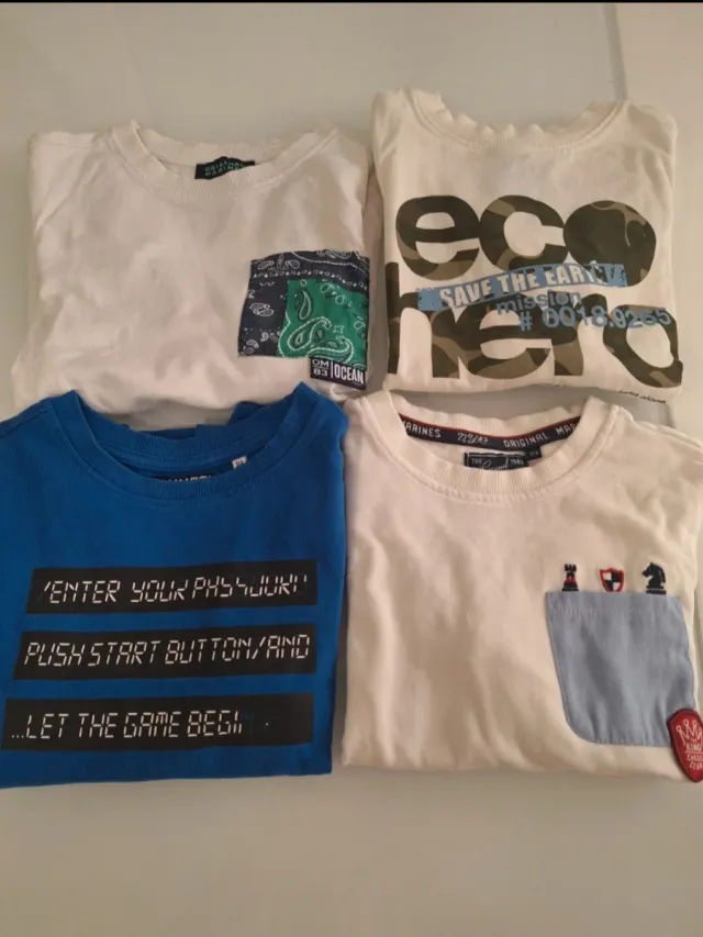 4 T-shirt Original Marines 4/5 anni