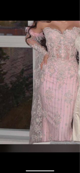 Vestido de fiesta con pedrería