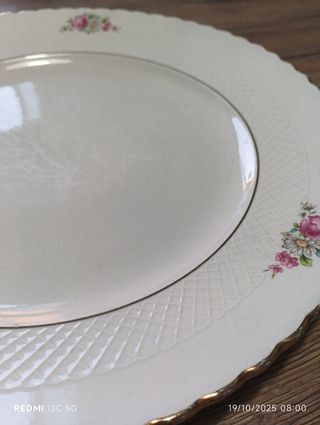 Piatto da portata vintage porcellana