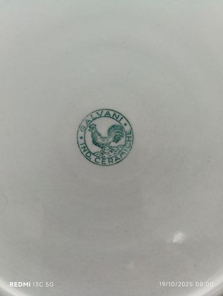 Piatto da portata vintage porcellana