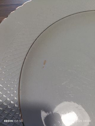 Piatto da portata vintage porcellana