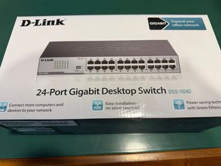 Switch D-Link 24 Puertos Gigabit DGS-1024D