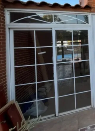 Balcón-ventana aluminio climalit corredera