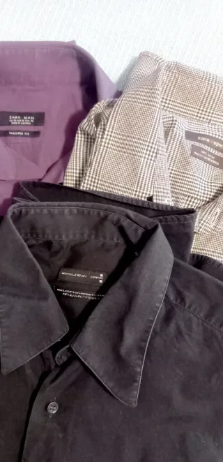 Lote 3 Camisas Zara Man Talla L