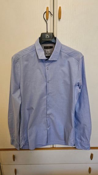 Camicia Cotton Belt M Blu