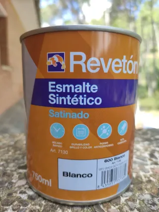 Revetón Esmalte Sintético Satinado Blanco
