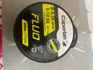 Hilo de pesca Caperlan Fluo 0.35mm 200m