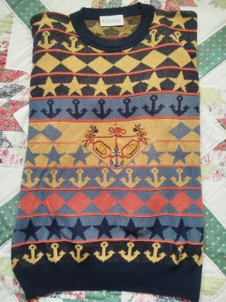 Jersey Vintage Jockey Estrellas y Anclas