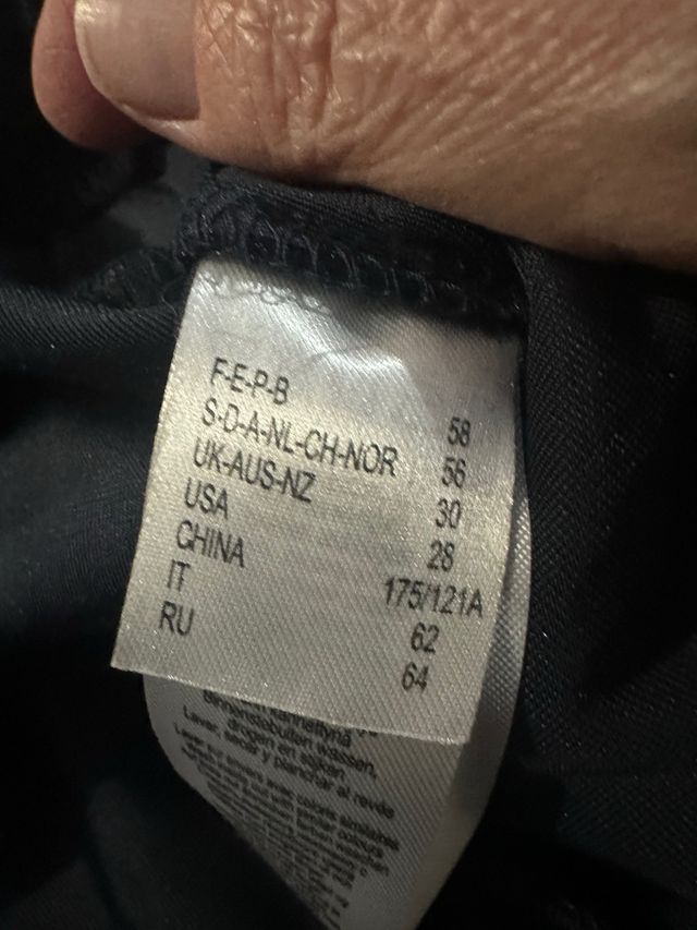 Pantalón Terciopelo Azul Marino Talla 58