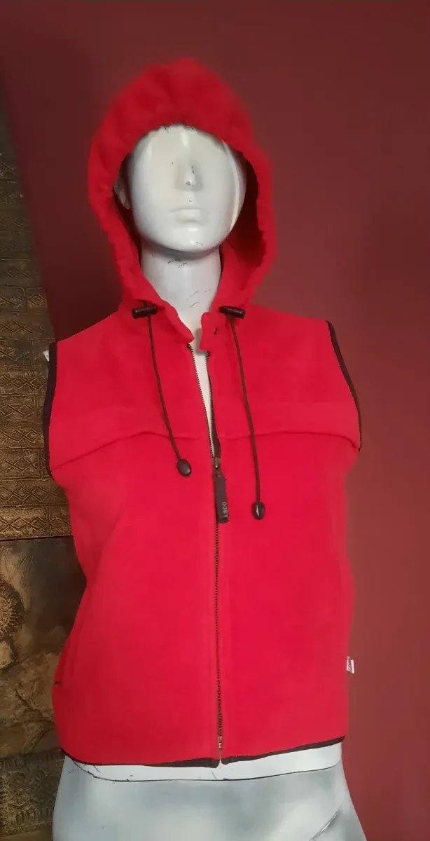 Gilet con cappuccio Levi's rosso