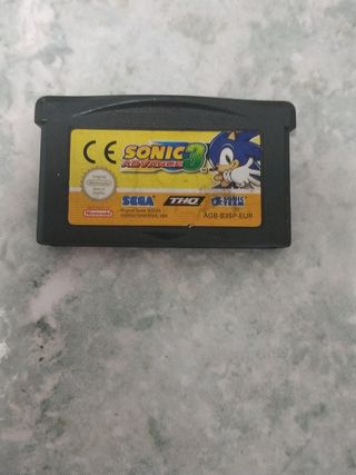 Sonic Advance 3 GBA SEGA oficial game boy advance