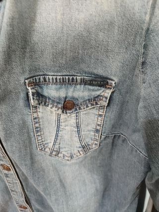 Camisa vaquera Sisley mujer