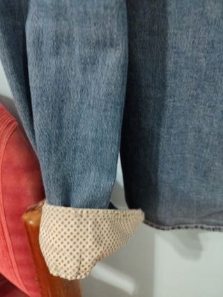 Camisa vaquera Sisley mujer