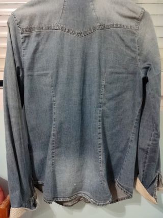 Camisa vaquera Sisley mujer