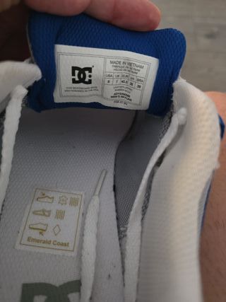 Zapatillas DC Talla 40.5 (7 UK) Gris/Azul